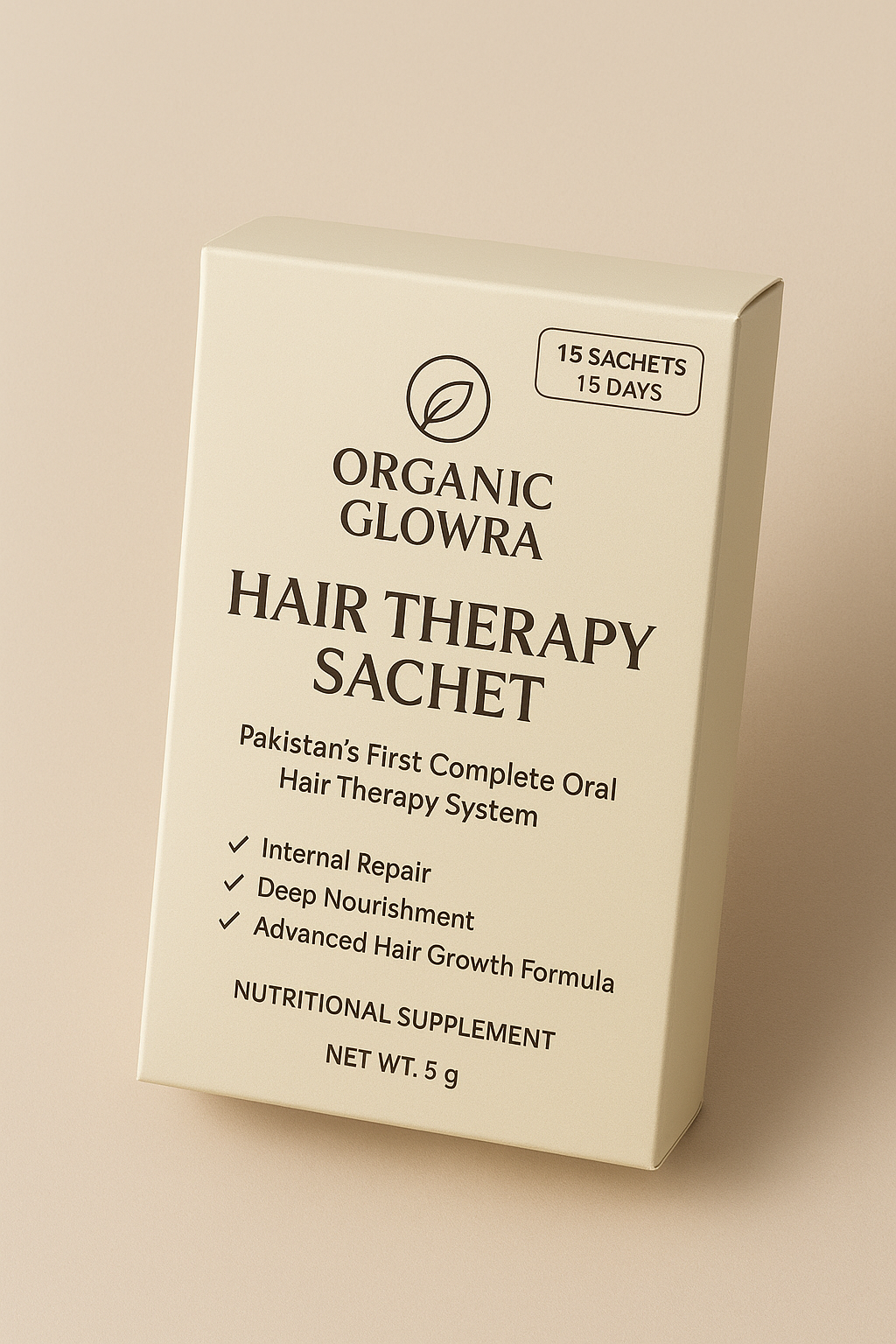 ⭐ Organic Glowra Hair Therapy Sachet